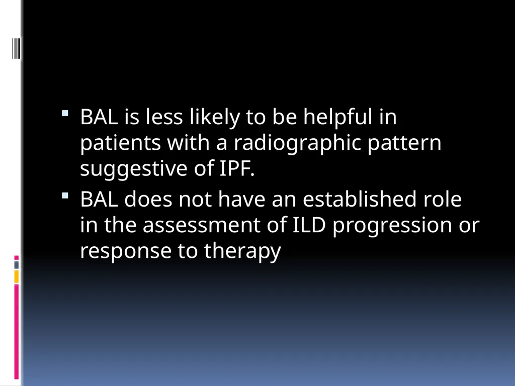 APPROCH TO THE PT WITH INTERSTITIAL LUNG DISEASE - slide 59 of 80