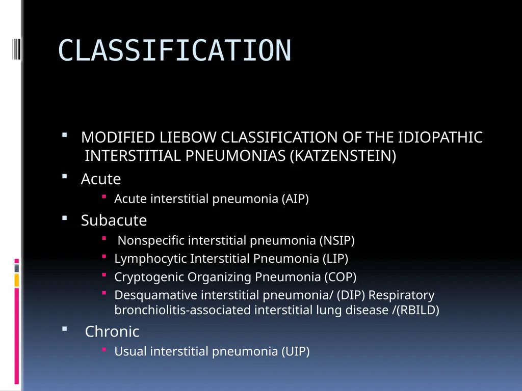 APPROCH TO THE PT WITH INTERSTITIAL LUNG DISEASE - slide 7 of 80