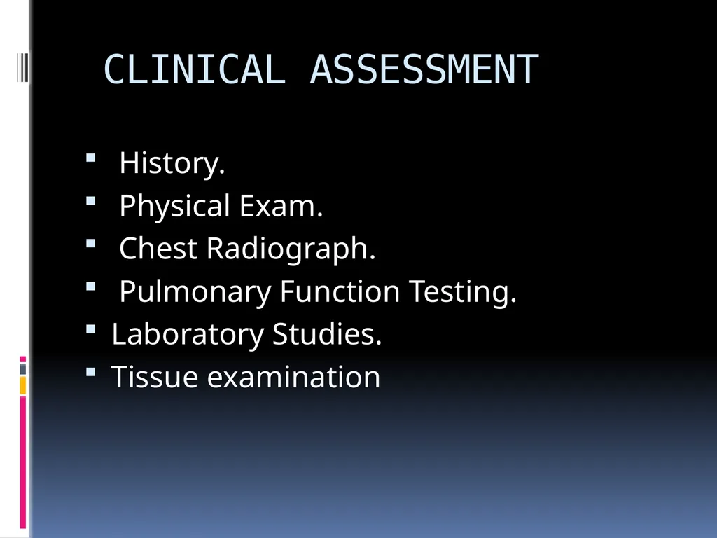 APPROCH TO THE PT WITH INTERSTITIAL LUNG DISEASE - slide 5 of 80