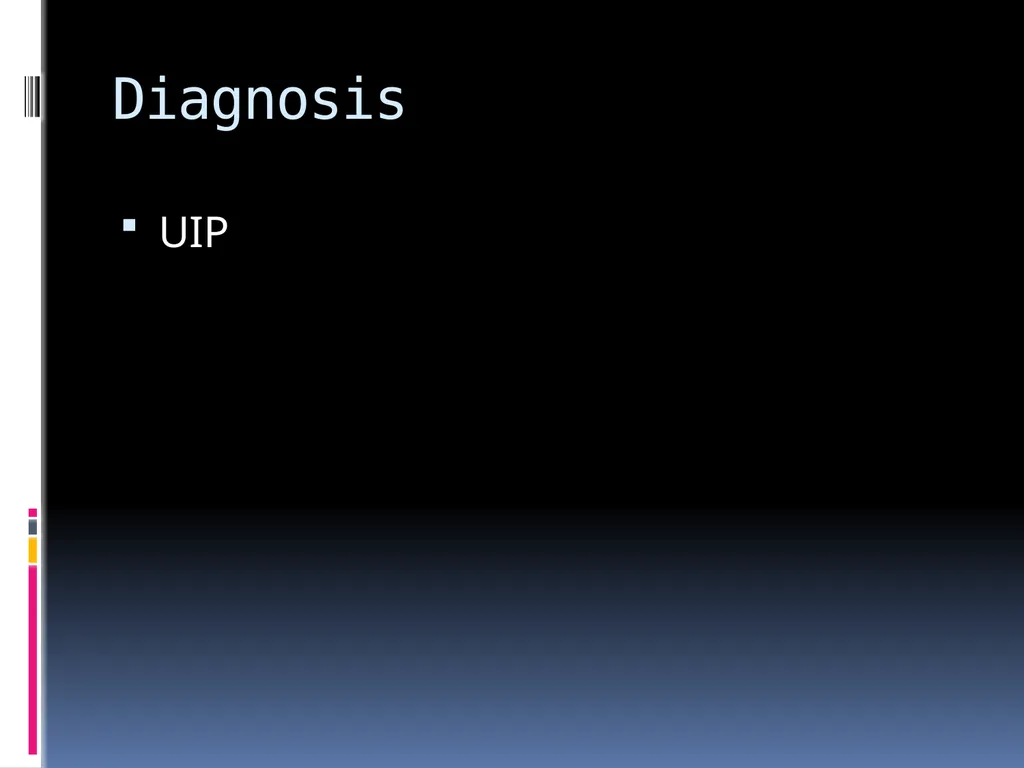 APPROCH TO THE PT WITH INTERSTITIAL LUNG DISEASE - slide 73 of 80