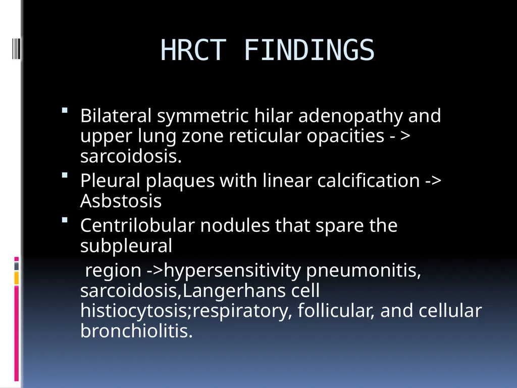 APPROCH TO THE PT WITH INTERSTITIAL LUNG DISEASE - slide 34 of 80