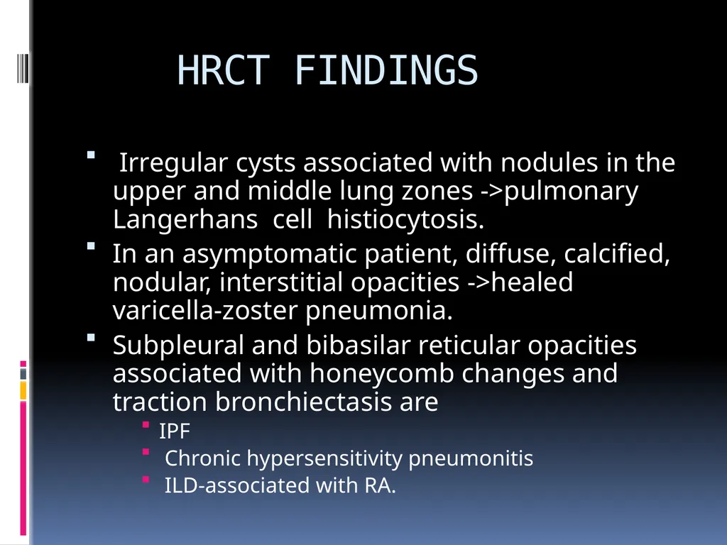 APPROCH TO THE PT WITH INTERSTITIAL LUNG DISEASE - slide 35 of 80