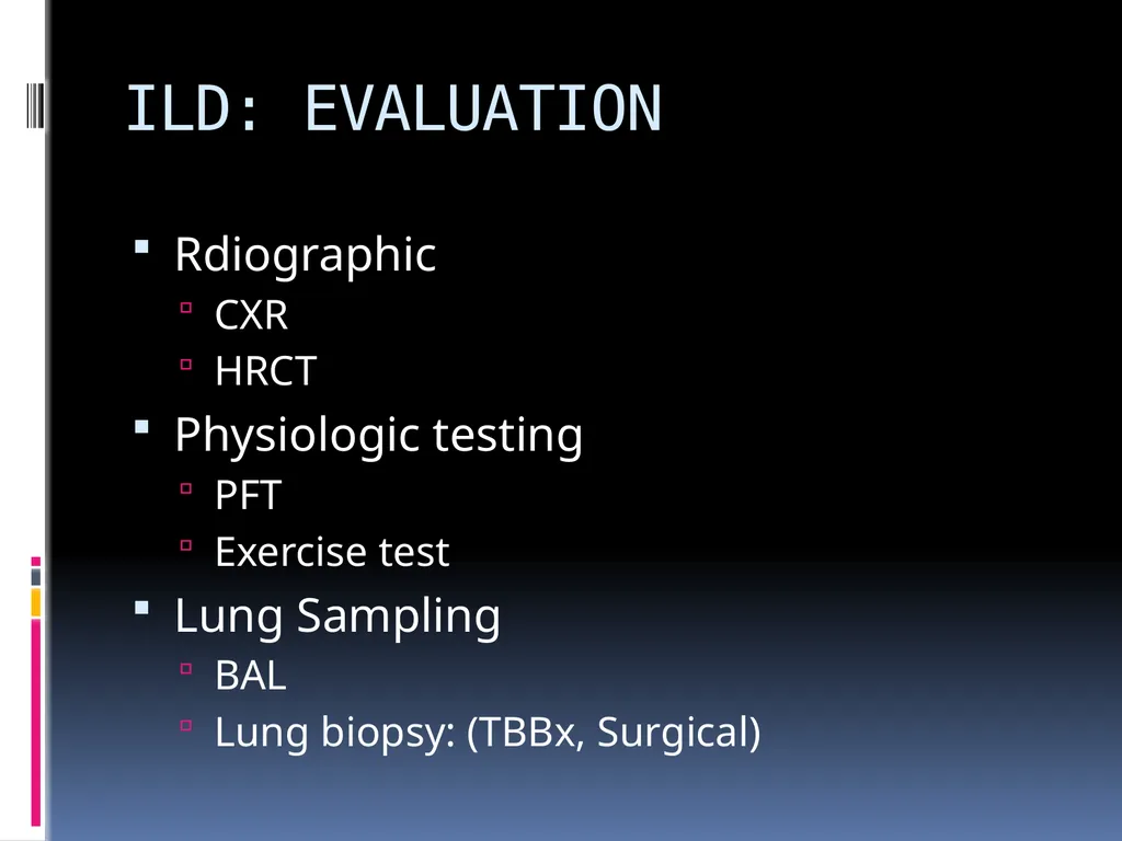 APPROCH TO THE PT WITH INTERSTITIAL LUNG DISEASE - slide 18 of 80