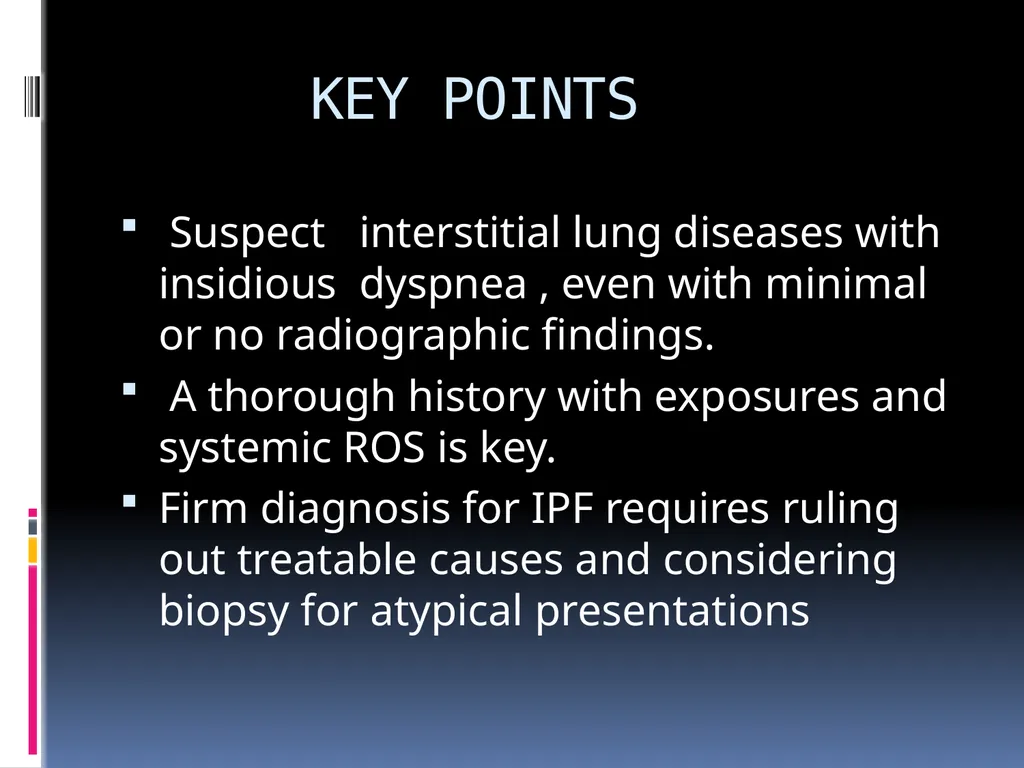APPROCH TO THE PT WITH INTERSTITIAL LUNG DISEASE - slide 70 of 80
