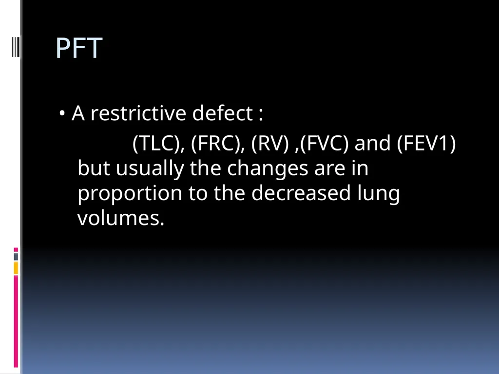 APPROCH TO THE PT WITH INTERSTITIAL LUNG DISEASE - slide 49 of 80