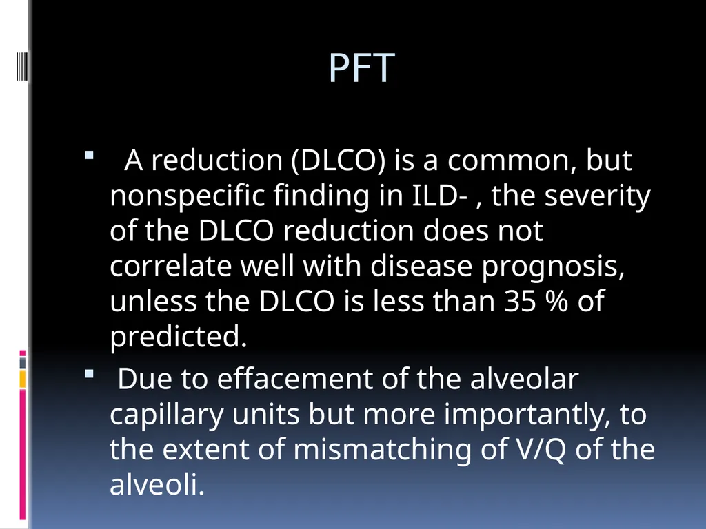 APPROCH TO THE PT WITH INTERSTITIAL LUNG DISEASE - slide 51 of 80