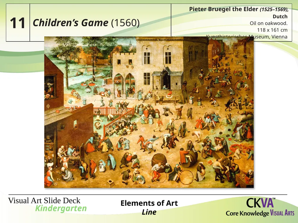 Visual Art Slide Deck Kindergarten Kindergarten - slide 14 of 20