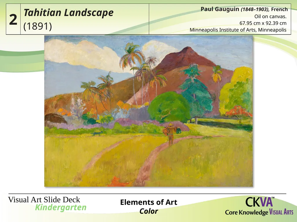 Visual Art Slide Deck Kindergarten Kindergarten - slide 5 of 20