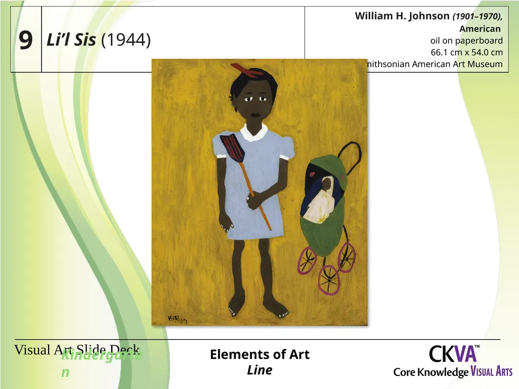Visual Art Slide Deck Kindergarten Kindergarten - slide 12 of 20