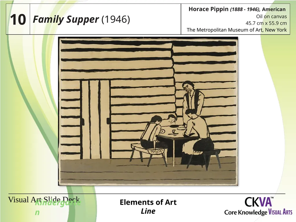 Visual Art Slide Deck Kindergarten Kindergarten - slide 13 of 20