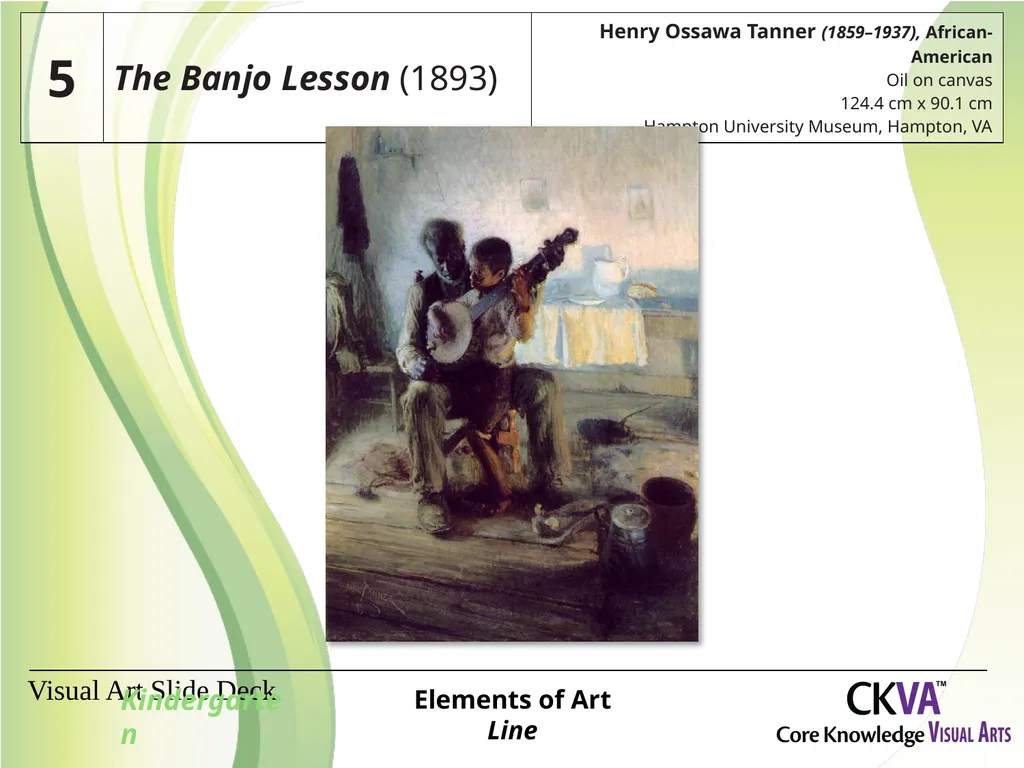 Visual Art Slide Deck Kindergarten Kindergarten - slide 8 of 20