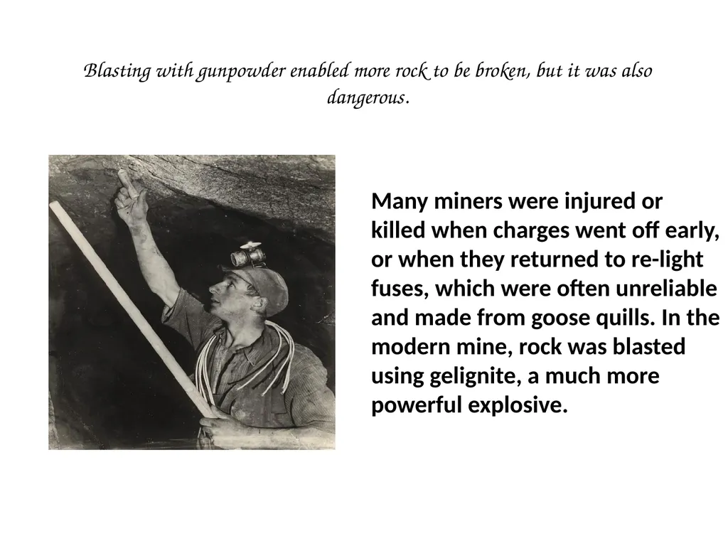 Cornish Tin Mining Tin mines were once the most - slide 10 of 12