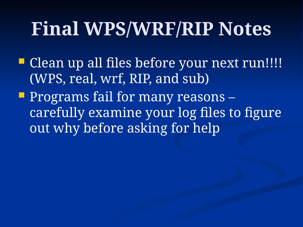 ATMO5332 WRF-ARW Tutorial 0.01” Overview of WRF - slide 80 of 83