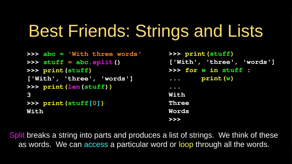Python Lists Chapter 8 Python for Everybody - slide 21 of 29
