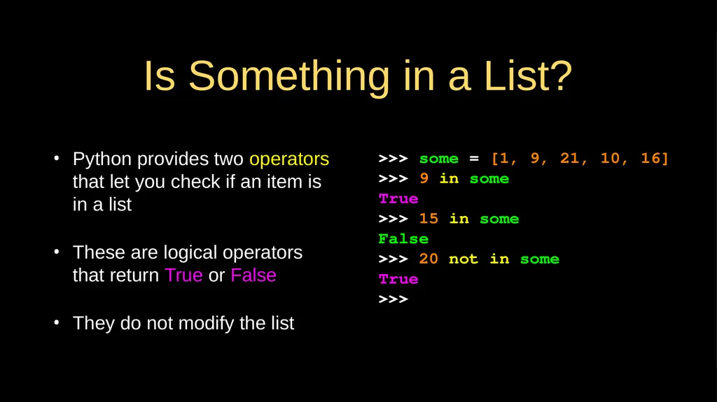Python Lists Chapter 8 Python for Everybody - slide 17 of 29