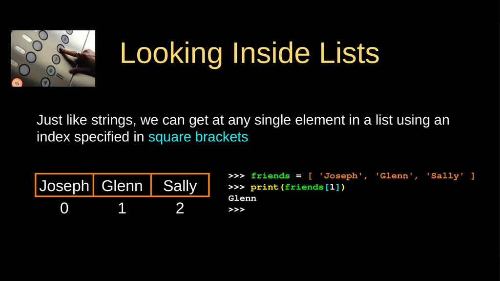 Python Lists Chapter 8 Python for Everybody - slide 8 of 29