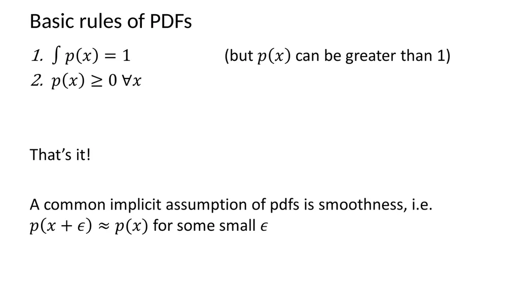 PDF Estimation Applied Machine Learning Derek - slide 4 of 23