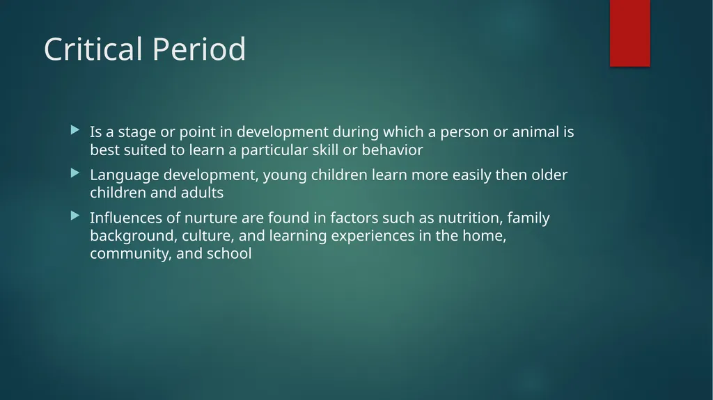 Psychology Chapter 3 Childhood Developmental - slide 5 of 20