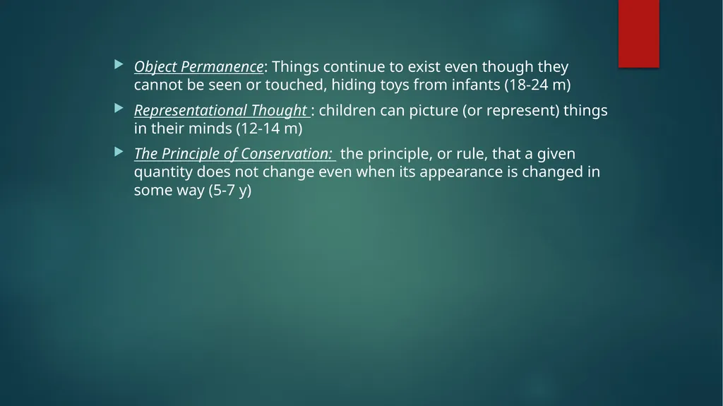Psychology Chapter 3 Childhood Developmental - slide 8 of 20