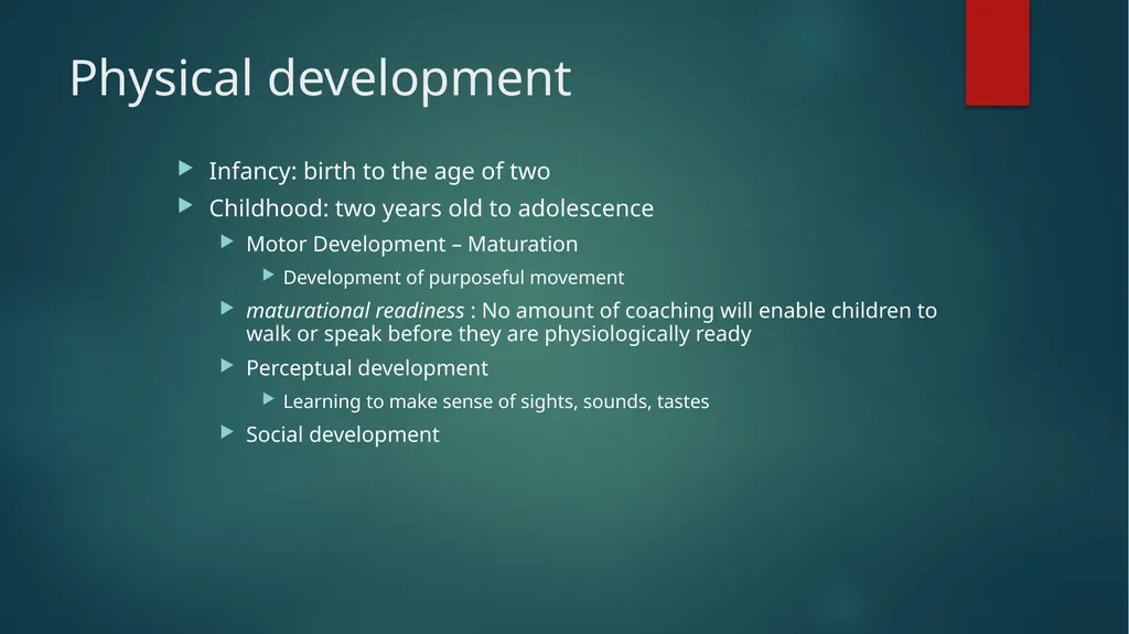 Psychology Chapter 3 Childhood Developmental - slide 3 of 20