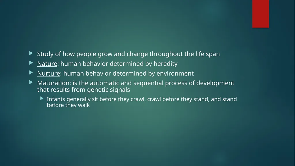 Psychology Chapter 3 Childhood Developmental - slide 2 of 20