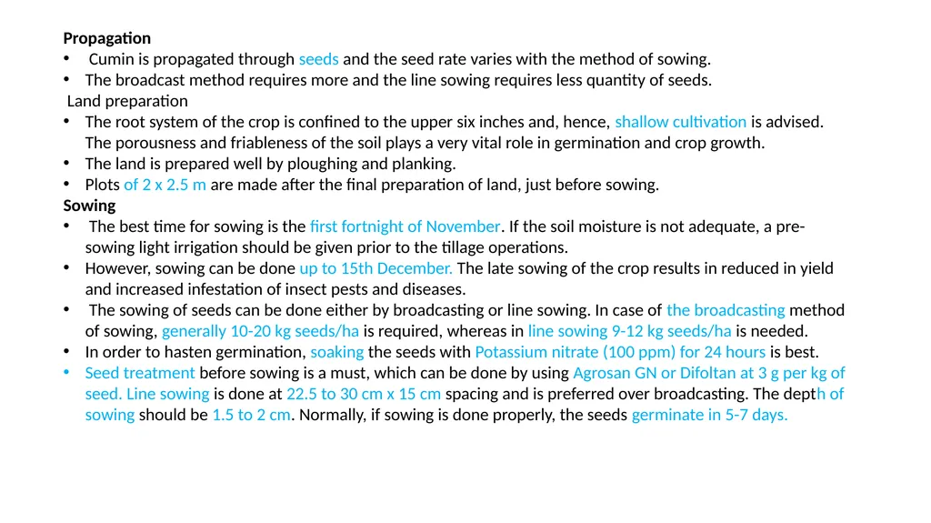 CUMIN GODI SUSMITHA CUMIN Scientific Name : - slide 9 of 11