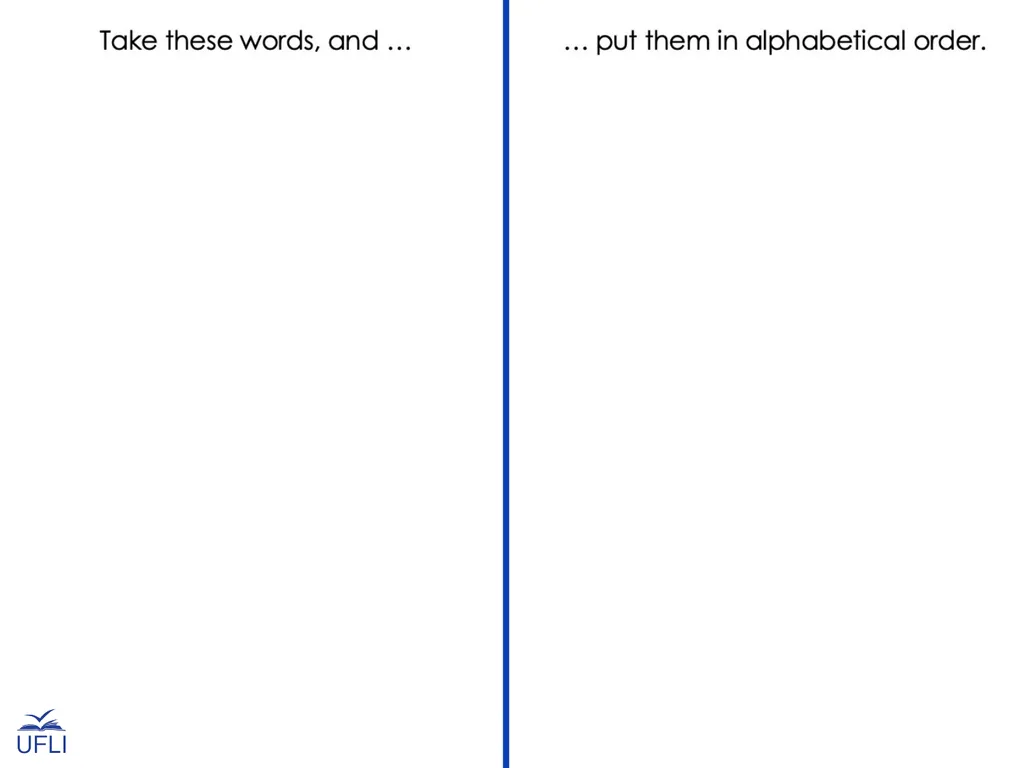 ABC Order Activity: This activity is designed to - slide 6 of 6