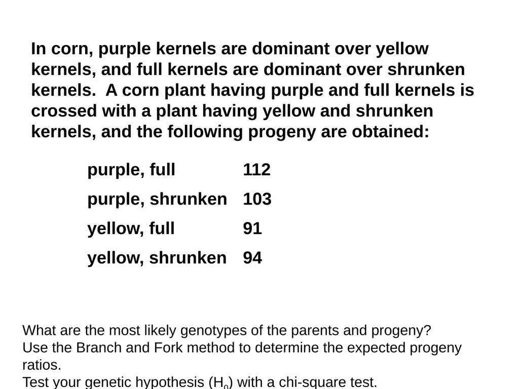 Why do non-Mendelian patterns occur? (When to - slide 4 of 13