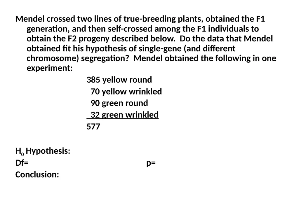 Why do non-Mendelian patterns occur? (When to - slide 7 of 13
