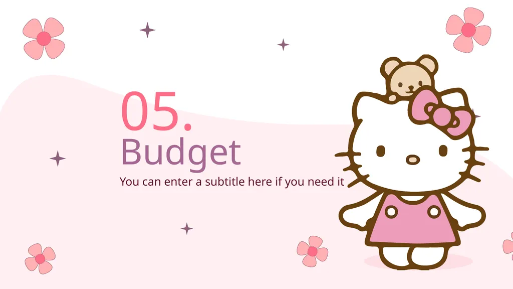 Hello Kitty Here is where your presentation begins - slide 34 of 52