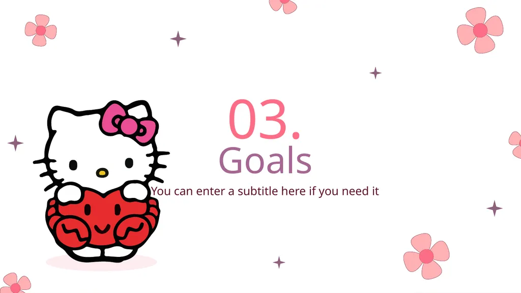 Hello Kitty Here is where your presentation begins - slide 17 of 52