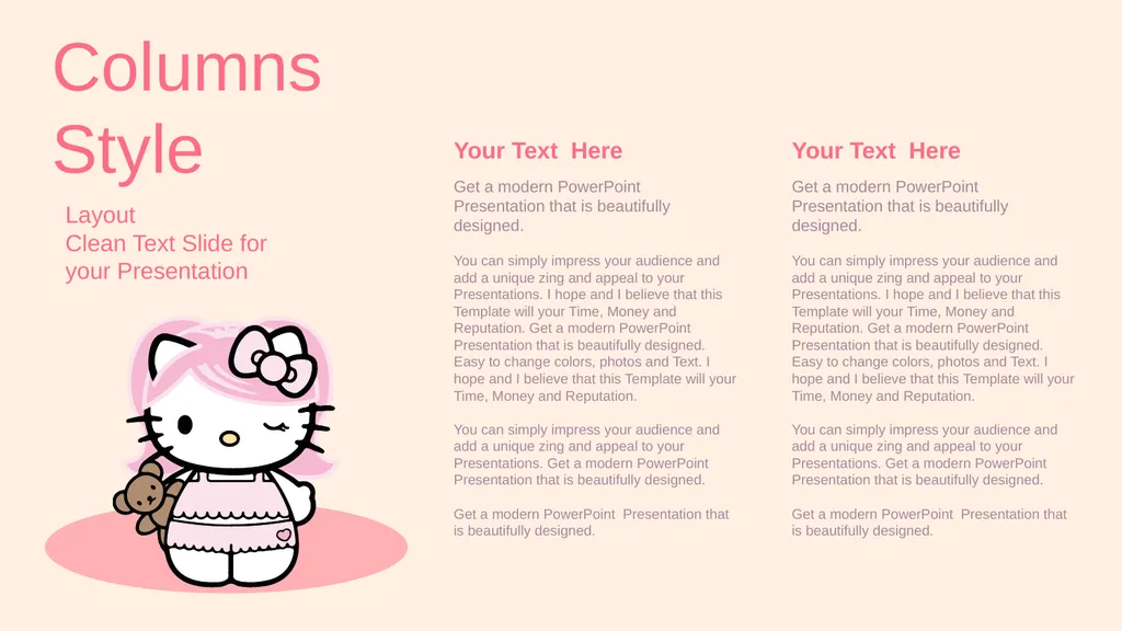 Hello Kitty Here is where your presentation begins - slide 41 of 52