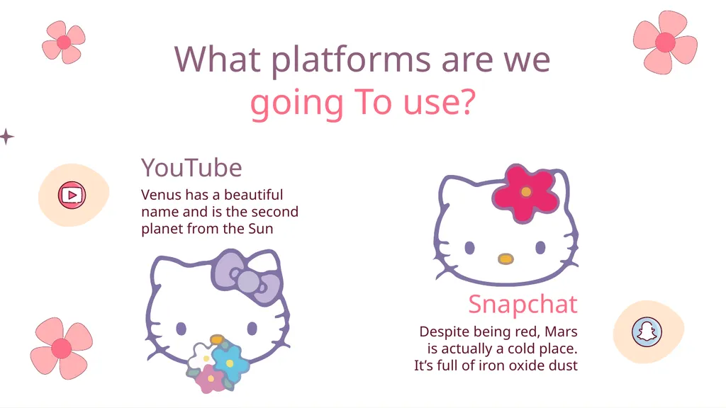 Hello Kitty Here is where your presentation begins - slide 31 of 52