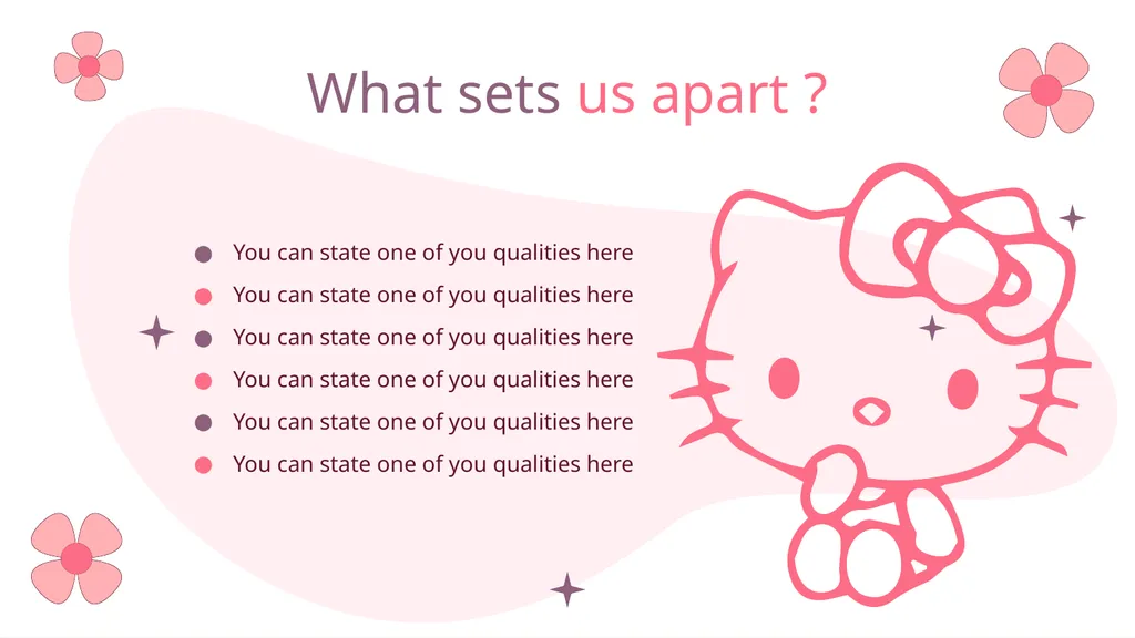 Hello Kitty Here is where your presentation begins - slide 7 of 52