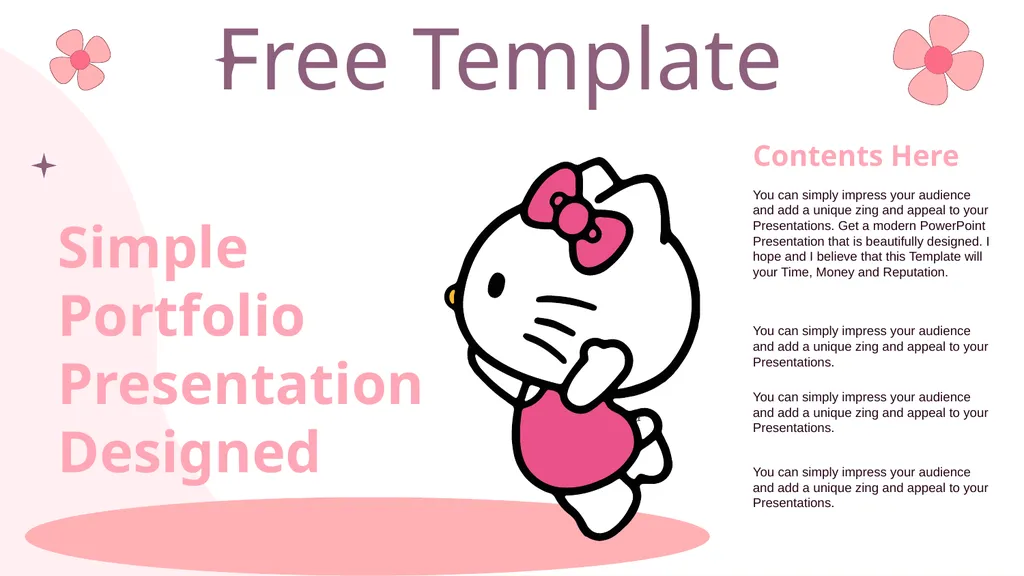 Hello Kitty Here is where your presentation begins - slide 24 of 52