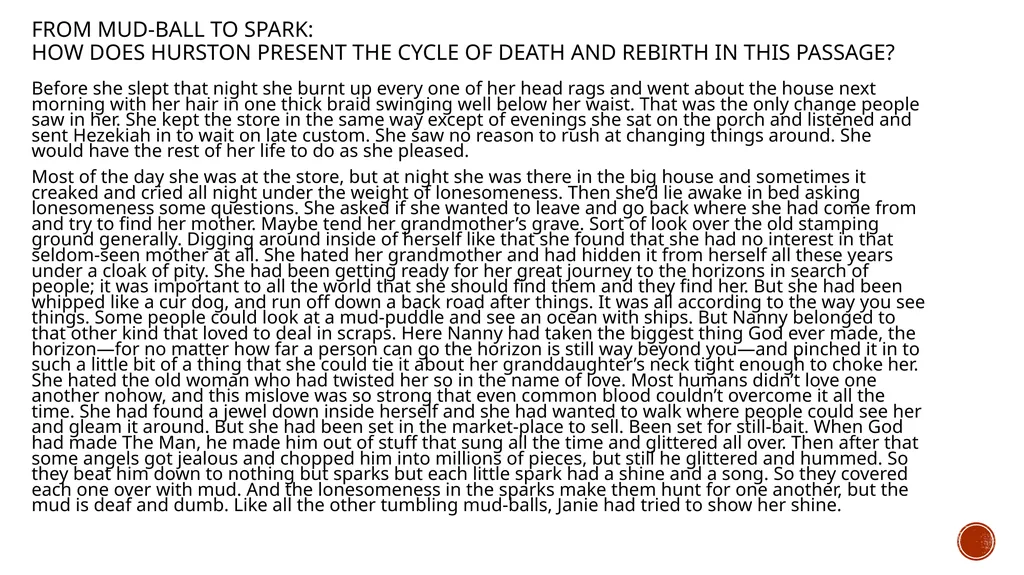 The Dream Shatters (again) LO: to explore the - slide 30 of 93