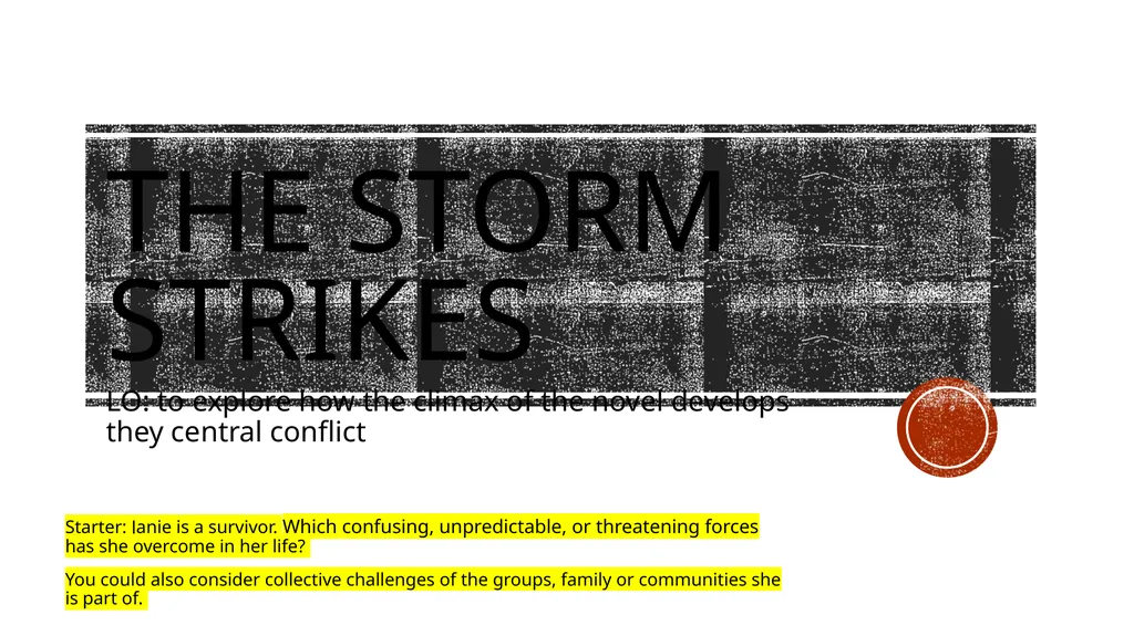 The Dream Shatters (again) LO: to explore the - slide 71 of 93
