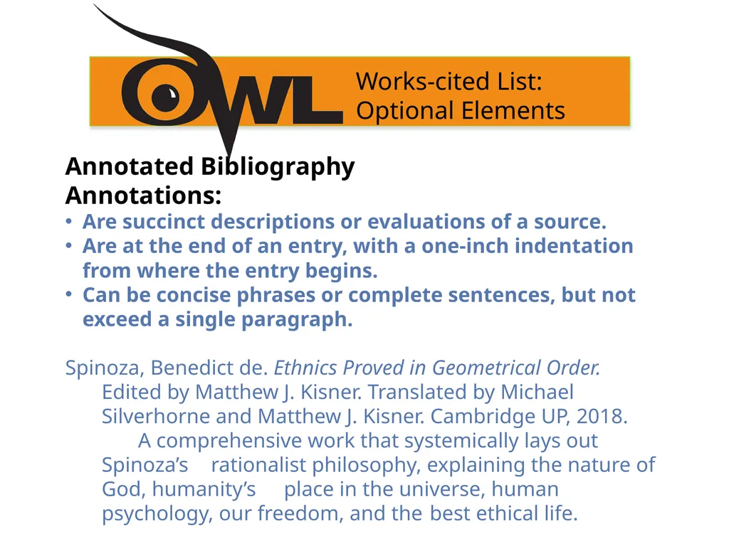 MLA 9th Edition Formatting and Style Guide Purdue - slide 45 of 47