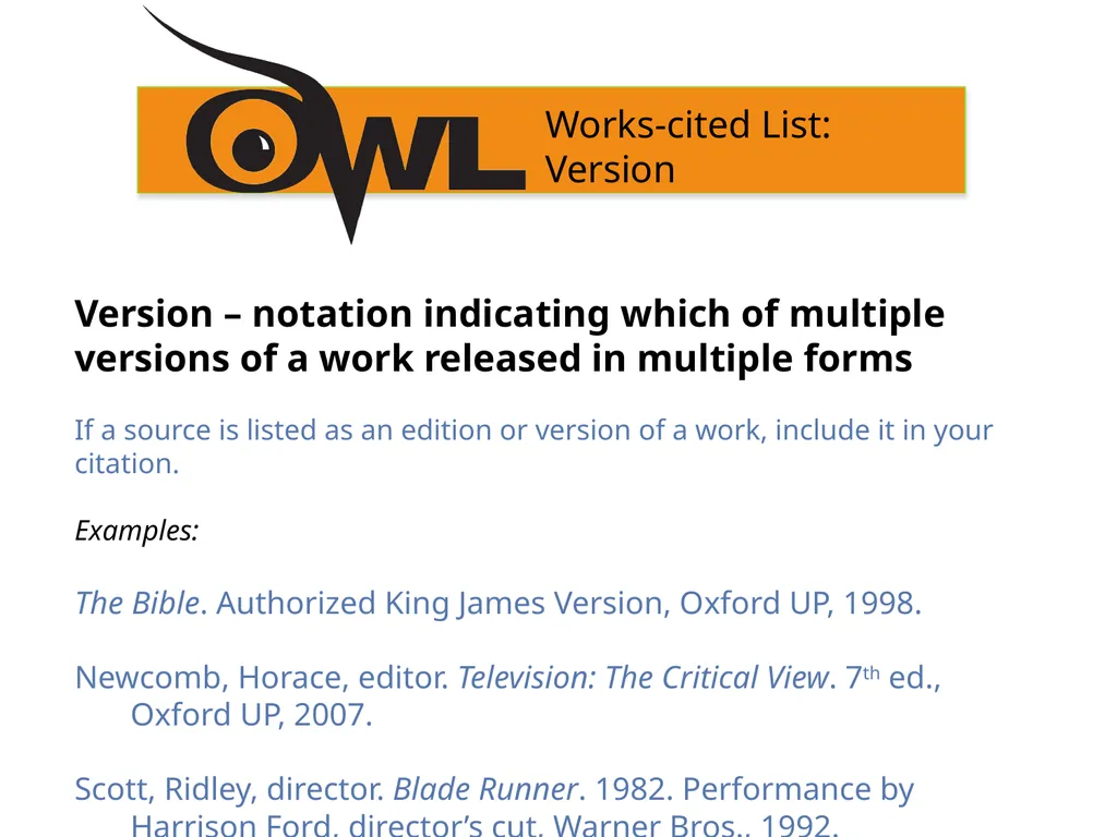 MLA 9th Edition Formatting and Style Guide Purdue - slide 38 of 47