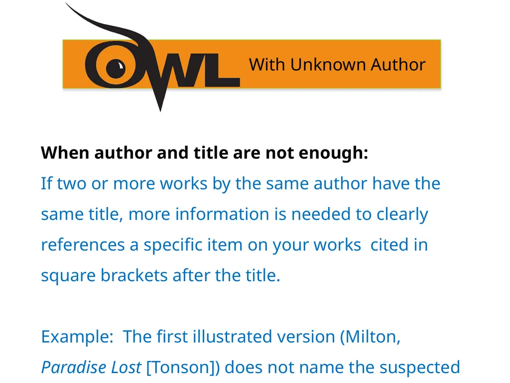 MLA 9th Edition Formatting and Style Guide Purdue - slide 18 of 47