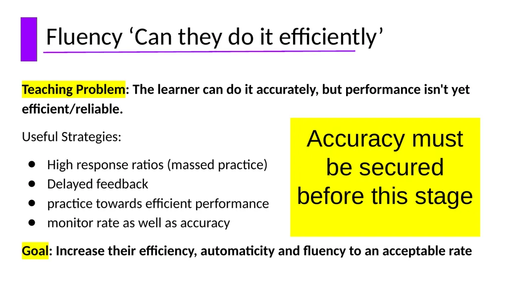 The Instructional Hierarchy: A framework for - slide 9 of 38
