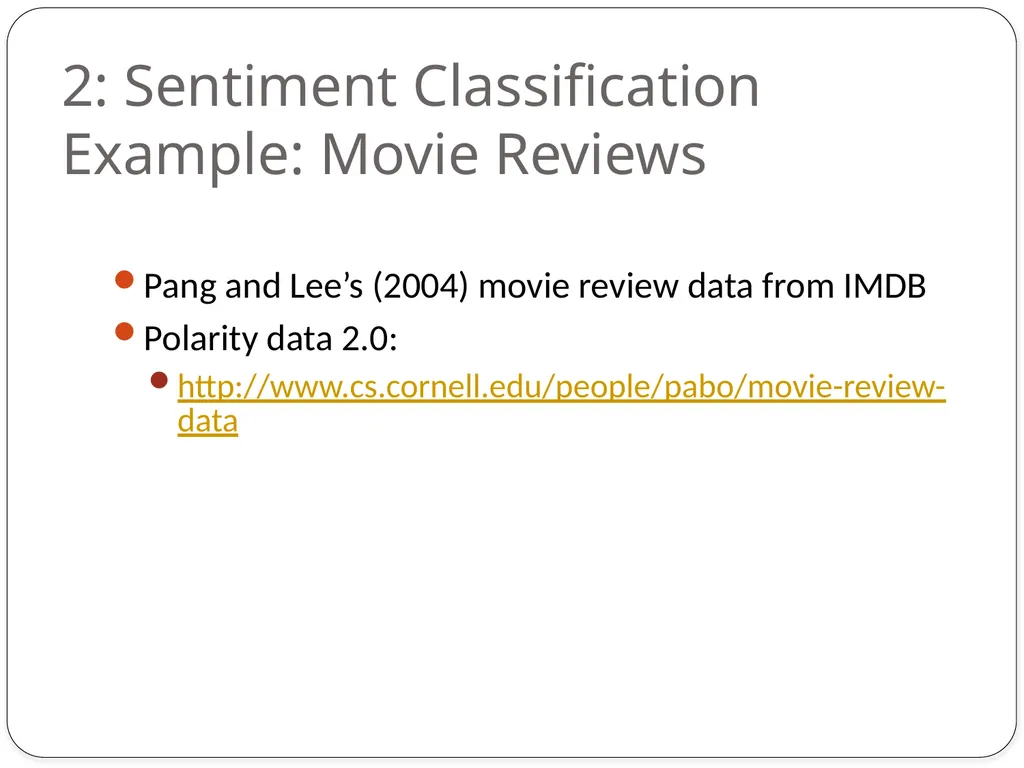Dan Jurafsky Lecture 1: Sentiment Lexicons and - slide 13 of 74