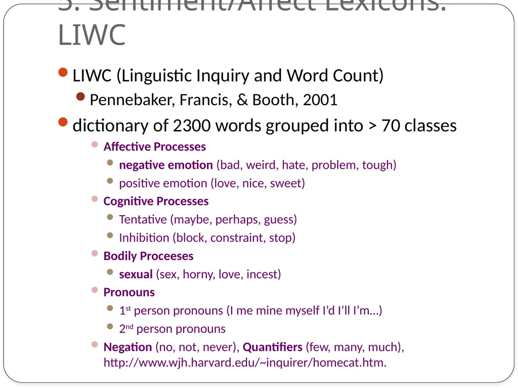 Dan Jurafsky Lecture 1: Sentiment Lexicons and - slide 51 of 74