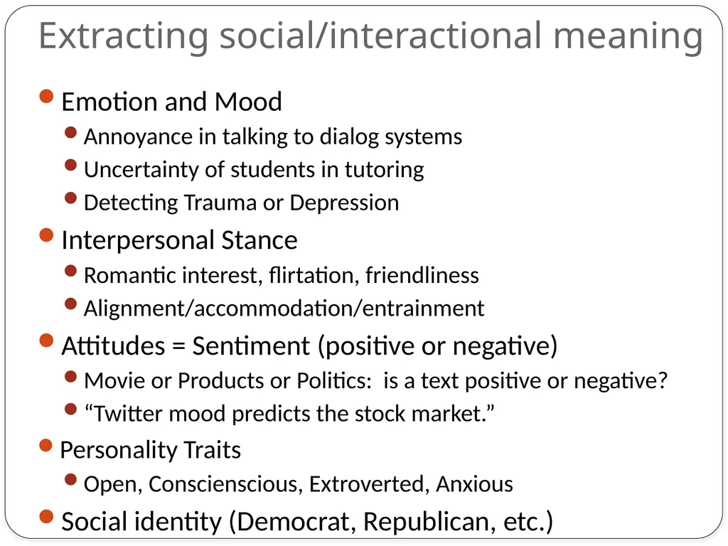 Dan Jurafsky Lecture 1: Sentiment Lexicons and - slide 3 of 74