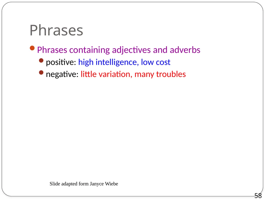 Dan Jurafsky Lecture 1: Sentiment Lexicons and - slide 58 of 74