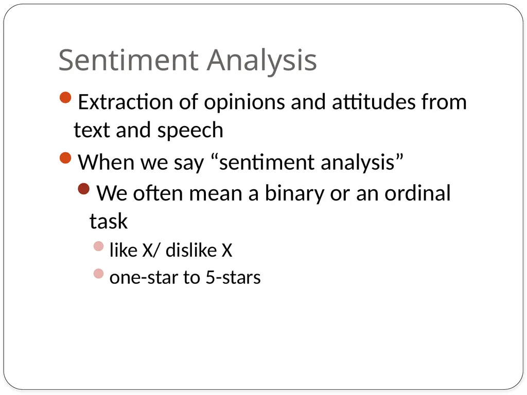 Dan Jurafsky Lecture 1: Sentiment Lexicons and - slide 6 of 74
