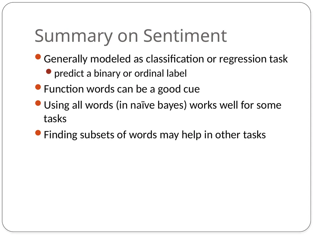Dan Jurafsky Lecture 1: Sentiment Lexicons and - slide 73 of 74