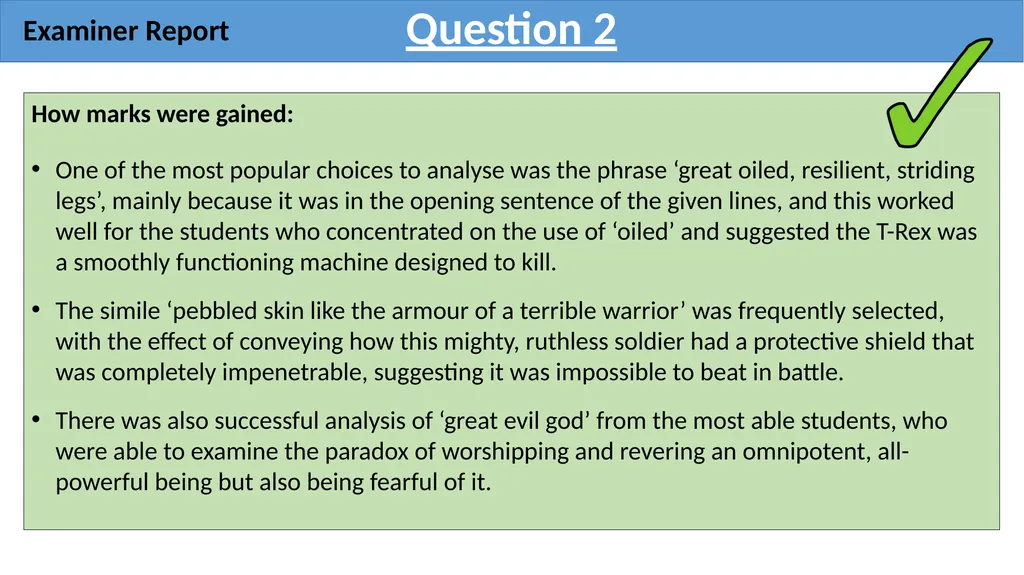 November Paper 1 Exam Question 1 Read again the - slide 8 of 23