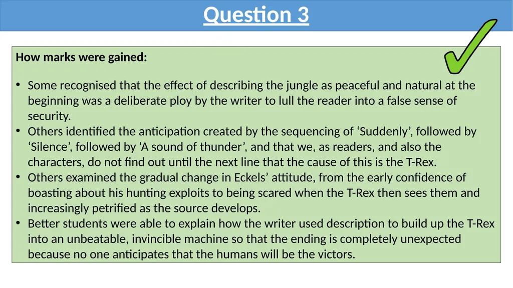 November Paper 1 Exam Question 1 Read again the - slide 13 of 23