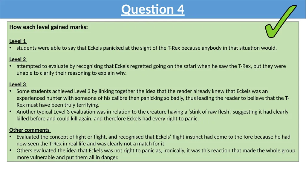November Paper 1 Exam Question 1 Read again the - slide 18 of 23